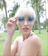 HEED NYC Luxury ICE Frame "Ice Blue Tint" Eyewear